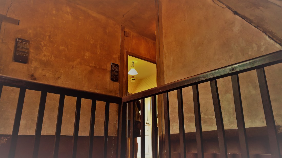 la montée d'escalier